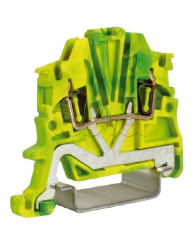 Зажим для заземления, 1,5 кв.мм желто-зеленый DKC ZHT400 в Калининграде Держатели, клипсы, скобы Pintop.ru