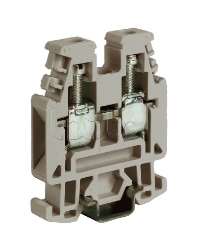 Зажим 4 кв.мм серый DKC ZRP300GR в Калининграде Крепежные изделия Pintop.ru