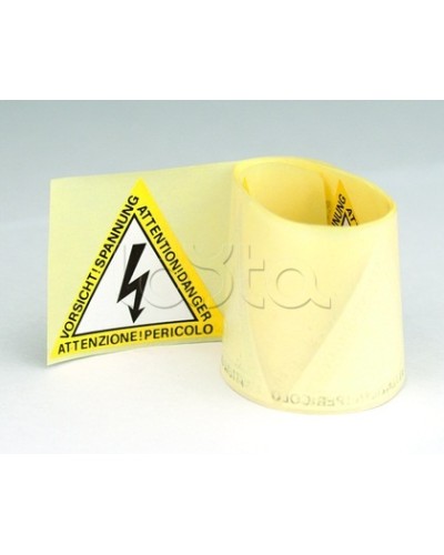 Предупреждающая табличка 60мм DKC ZTA001 в Калининграде Аксессуары для лотков Pintop.ru