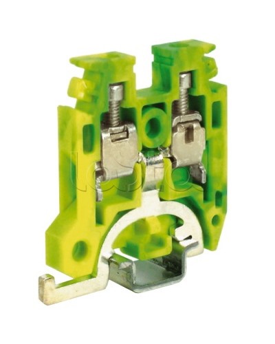 Зажим для заземления желт.зелен 2,5 кв.мм DKC ZTR110 в Калининграде Крепежные изделия Pintop.ru