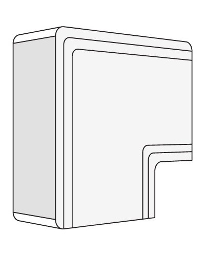 Угол плоский NPAN 60x40 мм DKC 01739 в Калининграде Аксессуары для кабель-канала Pintop.ru