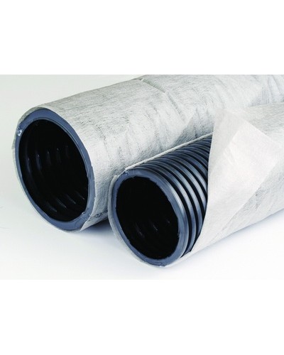 Труба ПНД гибкая дренажная д.125мм с геофильтром SN6, перфорация 360 град DKC (141912A) в Калининграде Труба гофрированная Pintop.ru