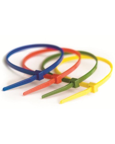 Хомут-стяжка нейлоновый, стандартный PL6.6 3.6х200 мм зеленый DKC 25214CV (100 шт/уп) в Калининграде Стяжки-хомуты Pintop.ru