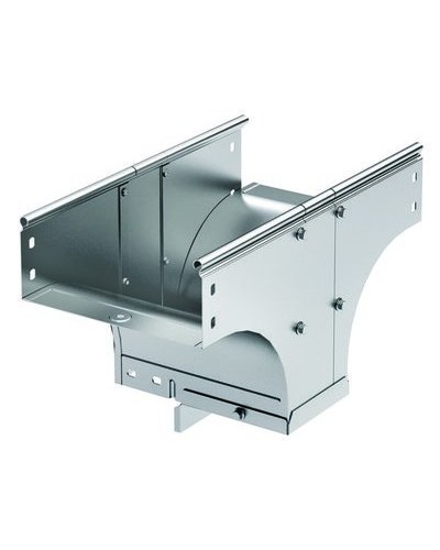 Ответвитель-переходник TDSR T-обр. вертикальный 500/200 в комплекте с крепежными элементами и соединительными в Калининграде Аксессуары для лотков Pintop.ru