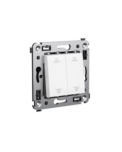 Диммер кнопочный в стену, Avanti, Белое облако DKC 4400343 в Калининграде Аксессуары для стоек и шкафов Pintop.ru