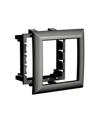 Рамка-суппорт Avanti черный для In-liner Front, 2 мод. DKC 4402912 в Калининграде Аксессуары для лотков Pintop.ru