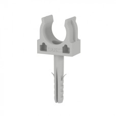 Держатель с защёлкой и дюбелем, в комплекте с винтом розница D16 (100 шт/уп) DKC (51316R)