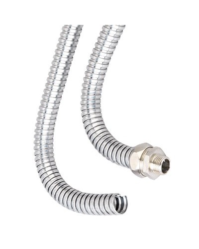 Металлорукав из оц.стали DN 12мм, Dвн 12,0 мм, Dнар 15,0 мм, IP40, 50м DKC (667R1215) в Калининграде Металлорукав Pintop.ru