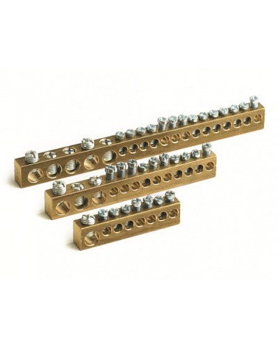 Колодка клеммная 12мод. (отв.3х5.4мм+10х4.5мм) DKC 87412 в Калининграде Коммутационные изделия Pintop.ru