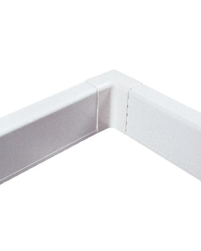 Угол внутренний для плинтусного короба 100х40 мм белый DKC AIR10042 в Калининграде Аксессуары для кабель-канала Pintop.ru