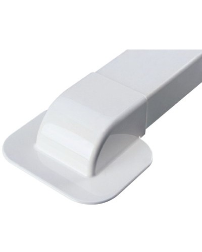 Ввод в стену под углом 90 град. для короба 90х40 мм DKC AIR90408 в Калининграде Аксессуары для стоек и шкафов Pintop.ru