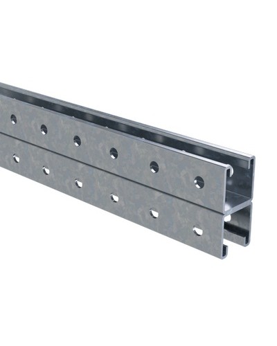 Профиль С-образный двойной 41х21, L300, толщ.2,5 мм, горячеоцинкованный DKC (BPD2103HDZ) в Калининграде Аксессуары для кабель-канала Pintop.ru