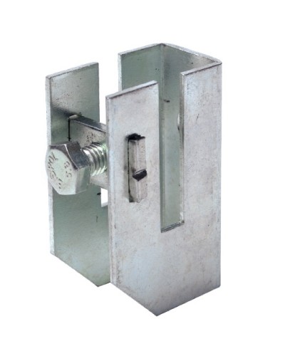 Скоба-держатель полосы с болтом DKC ND2312 в Калининграде Держатели, клипсы, скобы Pintop.ru