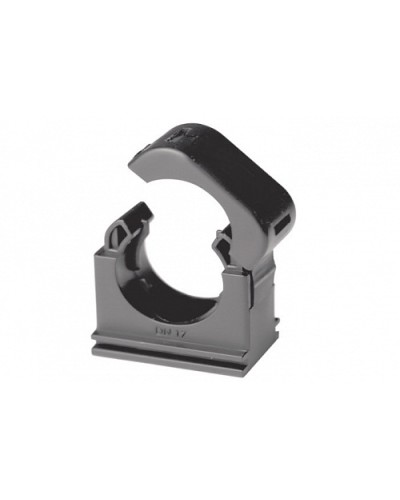 Держатель с крышкой DN 48 мм, полиамид, цвет чёрный DKC (PASW48N) в Калининграде Держатели, клипсы, скобы Pintop.ru