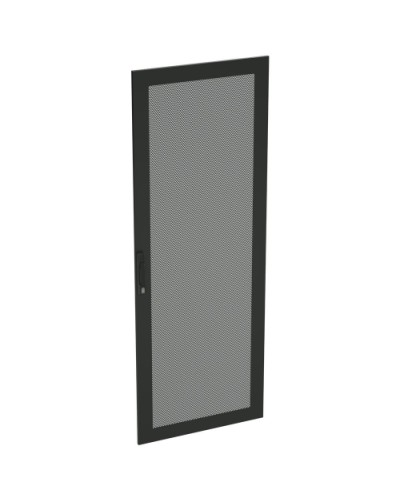 Дверь перфорированная одностворчатая для IT-CQE 2000 x 800 RAL9005 DKC R5ITCPRMM2080B в Калининграде Аксессуары для стоек и шкафов Pintop.ru