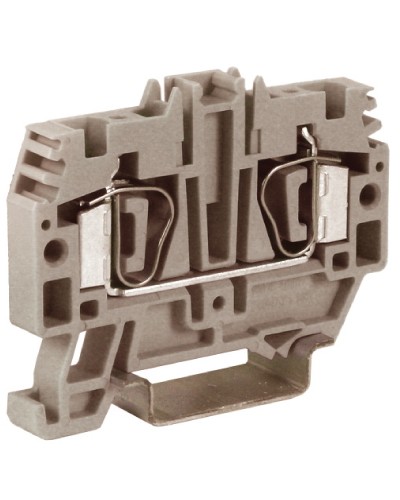 Зажим 4 кв.мм серый DKC ZHM250GR в Калининграде Держатели, клипсы, скобы Pintop.ru