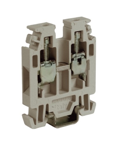 Зажим 2,5 кв.мм серый DKC ZRN500GR в Калининграде Крепежные изделия Pintop.ru