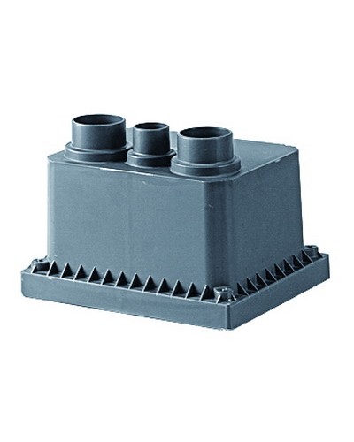 Колодец переходной смотровой 225x175x145 с крышкой для двустенных труб DKC (025001) в Калининграде Повороты, муфты, тройники Pintop.ru