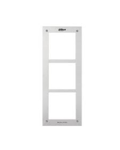 Рамка металическая для 3 модулей Dahua VTOF003 в Калининграде Дополнительное оборудование для СКУД Pintop.ru