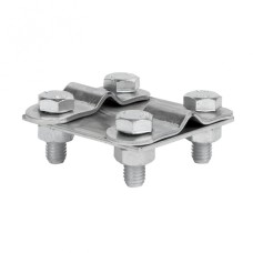 Зажим контрольный прут-прут (пластина 57x57мм) Ni EKF PROxima (lp-55611-ni)