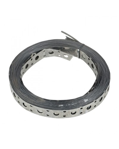 Лента перфорированная монтажная прямая 12х0,55 (25 м) EKF (lpm12x0.55) в Калининграде Стяжки-хомуты Pintop.ru