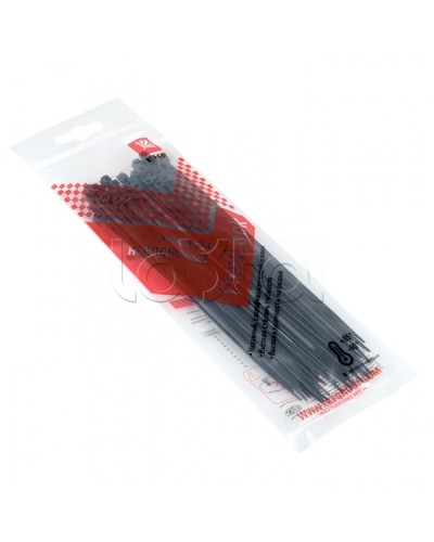 Хомут P6.6 стандартный (ч), 2.5x150 (50шт) FlexLock PROxima EKF (plc-fl-ctsb-2.5x150-r) в Калининграде Стяжки-хомуты Pintop.ru