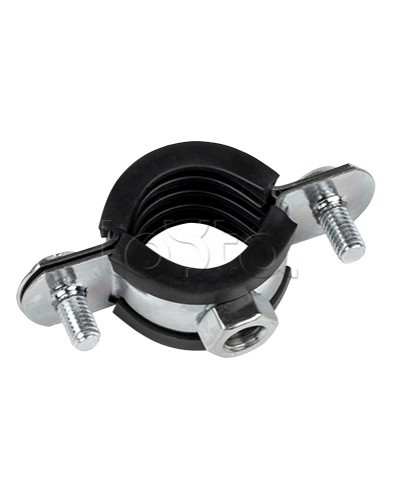 Хомут стальной 3/4 (25-29 мм), с уплотнителем EKF (hsu1034) в Калининграде Стяжки-хомуты Pintop.ru