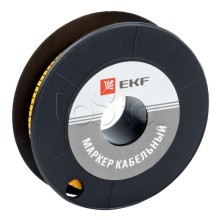 Маркер кабельный 6,0 мм2 "1" (350 шт.) (ЕС-3) EKF PROxima (plc-KM-6-1)