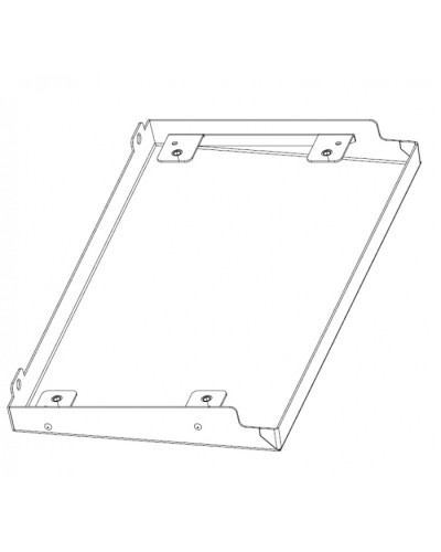 Крыша дождевая для шкафов серии EMW (Ш600 × Г250) Elbox (EMW-RR-600.250) в Калининграде Аксессуары для стоек и шкафов Pintop.ru