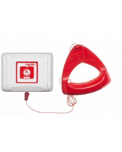 Влагозащищенная радиокнопка вызова со шнуром Hostcall MP-413W2 в Калининграде Система оповещения и трансляции Hostcall Pintop.ru