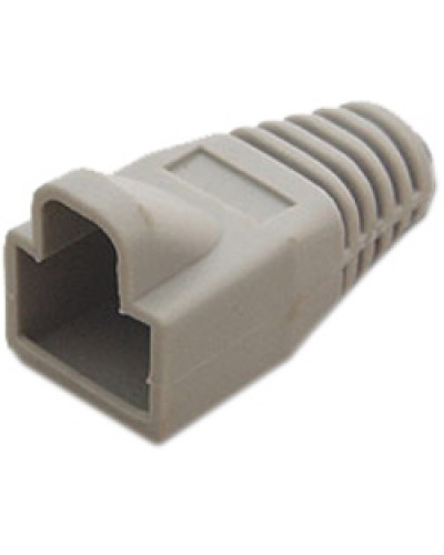 Колпачок изолирующий для разъемов RJ-45 серый (10шт.) Hyperline BOOT-GY-10 в Калининграде Коннекторы и разъемы Pintop.ru