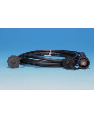 Патч-корд промышленный Hyperline PC-IE-LPM-STP-RJ45-RJ45-C6-1M-BK в Калининграде Патчкорды (медные) Pintop.ru