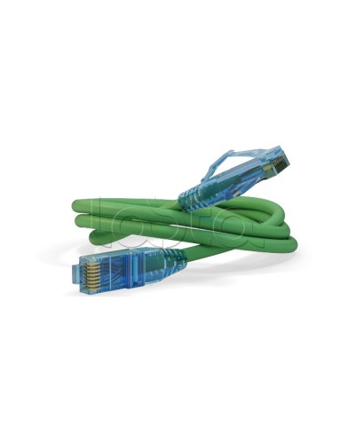 Патч-корд U/UTP Hyperline PC-LPM-UTP-RJ45-RJ45-C6-2M-LSZH-GN в Калининграде Патчкорды (медные) Pintop.ru