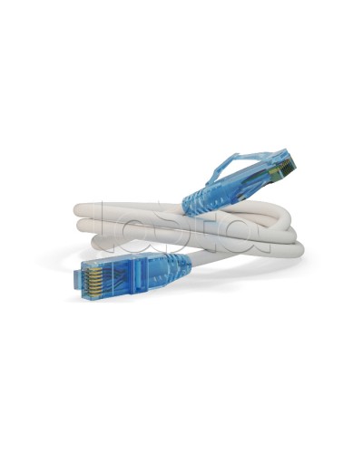Патч-корд Hyperline PC-LPM-UTP-RJ45-RJ45-C6-3M-LSZH-WH в Калининграде Патчкорды (медные) Pintop.ru