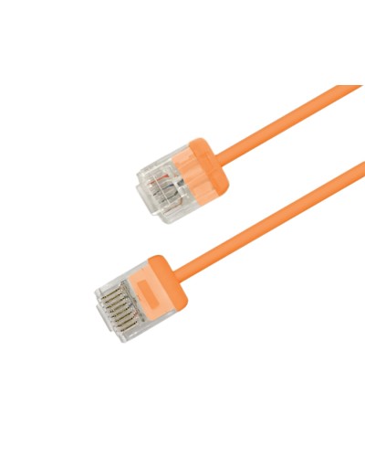 Патч-корд Hyperline PC-LPU-UTP-RJ45-RJ45-C6-1.5M-LSZH-OR в Калининграде Патчкорды (медные) Pintop.ru