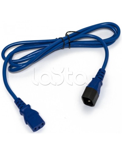 Кабель питания монитор-компьютер Hyperline PWC-IEC13-IEC14-3.0-BL в Калининграде Патч-корды и пигтейлы Pintop.ru