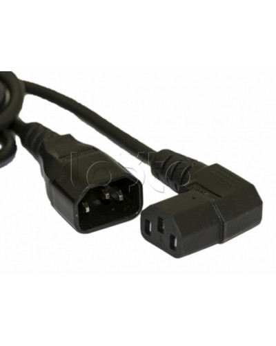 Кабель питания монитор-компьютер Hyperline PWC-IEC13A-IEC14-3.0-BK в Калининграде Коннекторы Pintop.ru