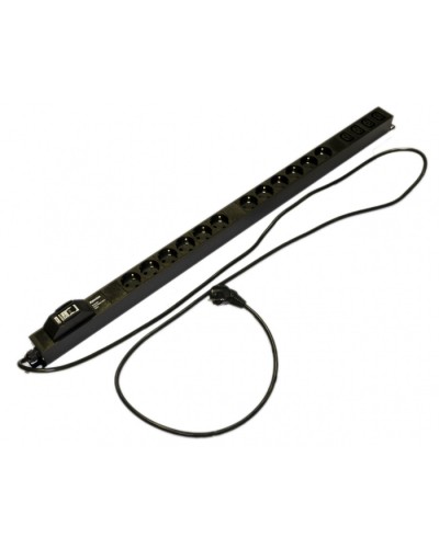 Блок розеток Hyperline (SHE-12SH-4IEC-BF-2.5EU) в Калининграде Блоки розеток Pintop.ru