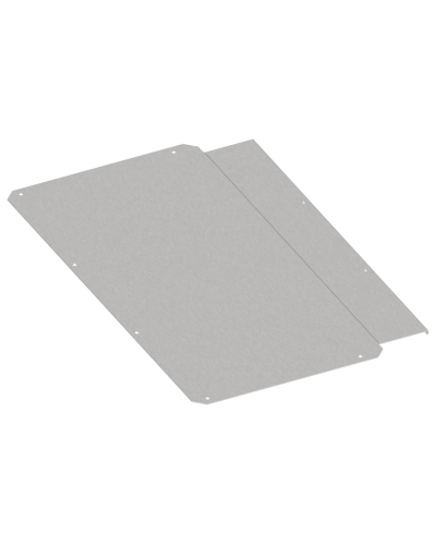 FORMAT Фланец основания встроенного отсека сплошной 400х800мм IEK (FO-00-FBCS-040-080) в Калининграде Аксессуары для стоек и шкафов Pintop.ru