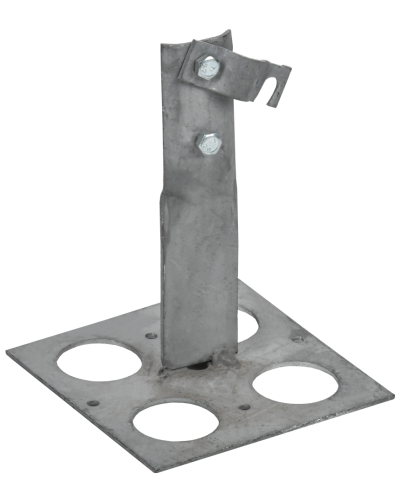 Держатель проводника круглого 6-10мм винтовой IEK (ZDP85-13-1-16-150) в Калининграде Крепеж Pintop.ru