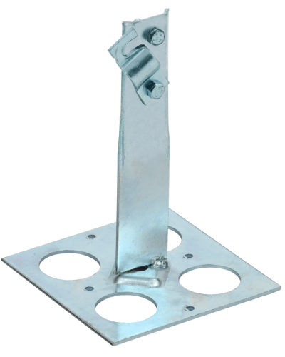 Держатель проводника круглого 6-10мм винтовой IEK (ZDP85-14-1-16-90) в Калининграде Крепеж Pintop.ru