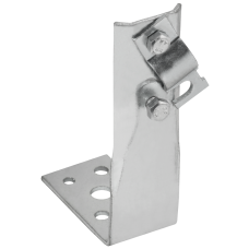 Держатель проводника круглого 6-10мм винтовой угловой h=60мм оцинкованная сталь IEK (ZDP87-11-1-16-60)