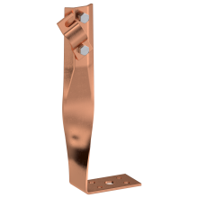 Держатель проводника круглого 6-10мм винтовой угловой скрученный h=140мм медь IEK (ZDP87-50-1-16-140)