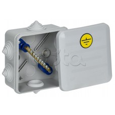 Коробка КУП КМ41361 100х100х50мм IP44 6 вв. (7035) IEK (UKO21-100-100-050-K41-55U)