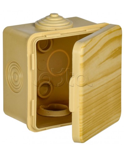 Коробка расп. КМ для о/п D=85х40мм IP54 4 вв. сосна IEK (UKO21-085-040-000-K34-54) в Калининграде Распределительные коробки Pintop.ru