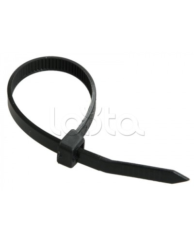 Стяжка 350x7,6 мм нейлоновая, черная IEK (UHH32-D076-350-100) в Калининграде Стяжки-хомуты Pintop.ru