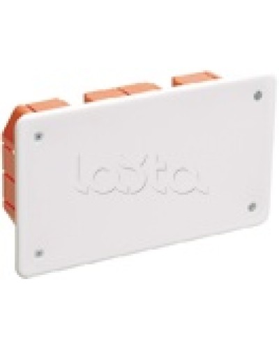Коробка КМ41006 распаячная для твердых стен (с саморезами, с крышкой) IEK UKT11-172-096-045 в Калининграде Распределительные коробки Pintop.ru