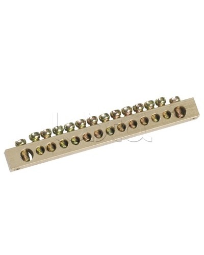 Шина нулевая 8x12 8/2 IEK YNN21-08-100 в Калининграде Клеммные колодки Pintop.ru