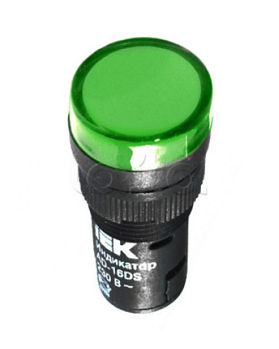 Лампа AD16DS(LED)матрица d16мм зеленый 24В AC/DCIEK (BLS10-ADDS-024-K06-16) в Калининграде Источники света(Лампы) Pintop.ru