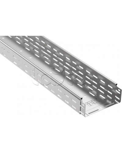 Лоток перфорированный 80х300х3000 IEK (CLP10-080-300-3) в Калининграде Кабельные лотки Pintop.ru